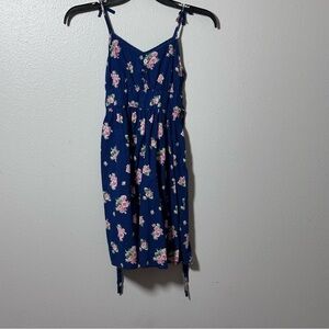 1989 Place Girls‎ Kids Navy Blue Floral Dress size 8